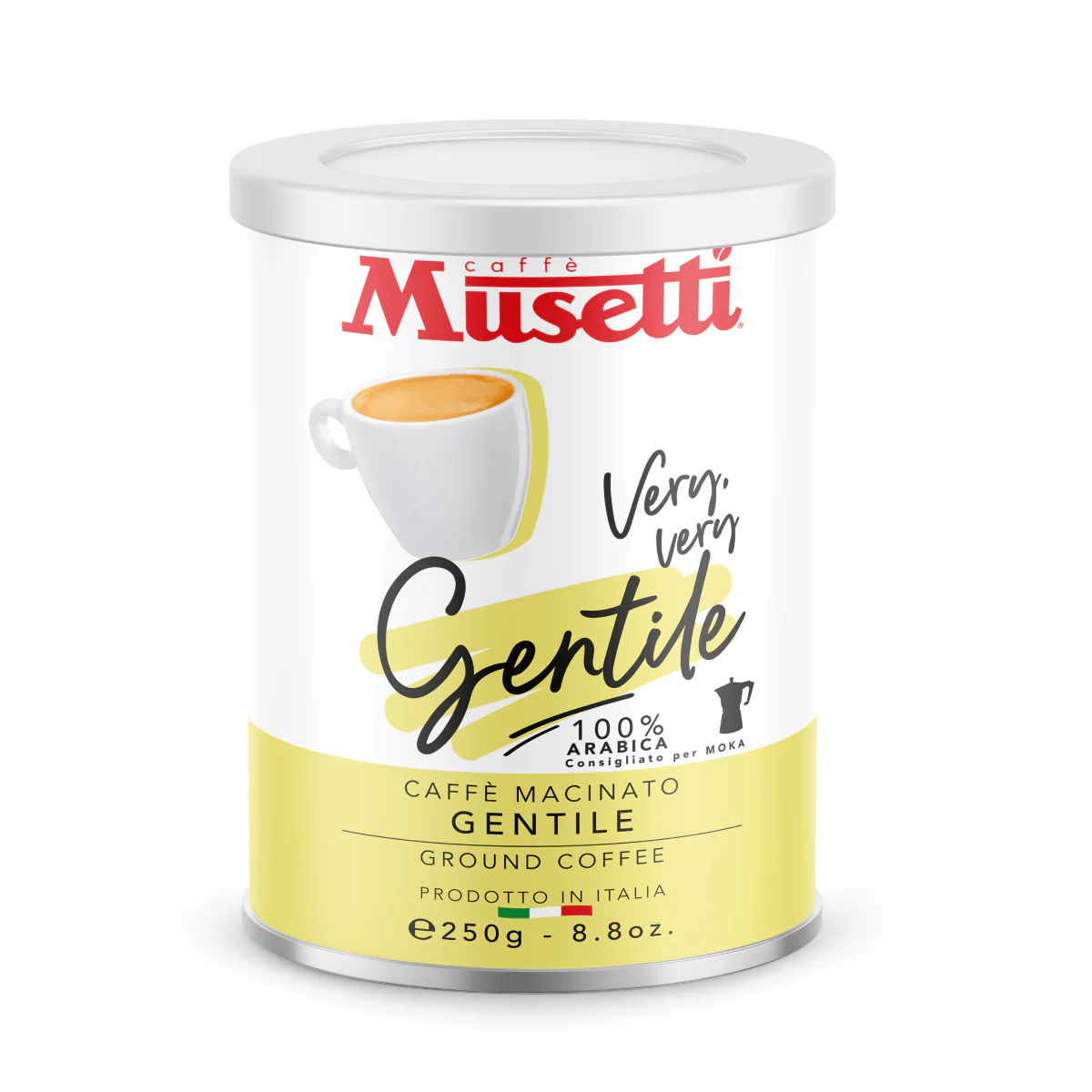 CAFFE'MUSETTI GENTILE 250 LATTINA