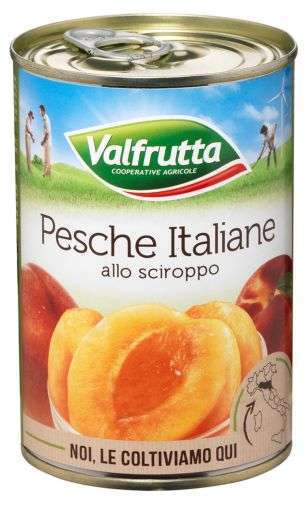 324006 PESCHE SCIROP.VALFRUTTA GR.411 - immagine 1