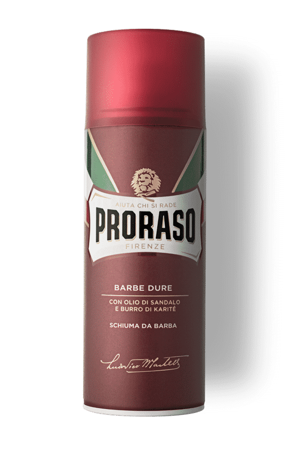 SCHIUMA BARBA PRORASO 400 BARBA DURA
