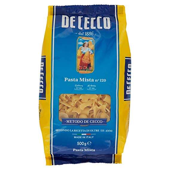 272120 PASTA MISTA 120 DE CECCO 500 - immagine 1