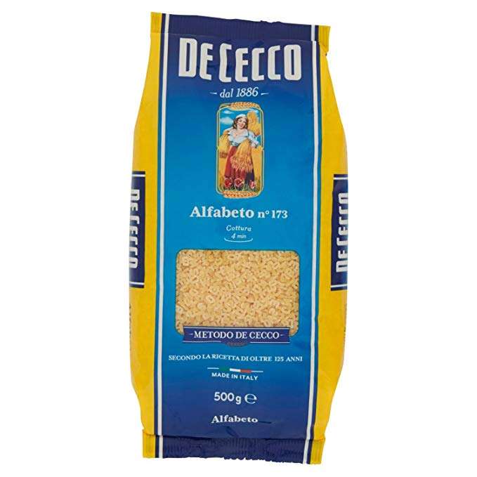 272173 ALFABETO 173 DE CECCO 500 - immagine 1