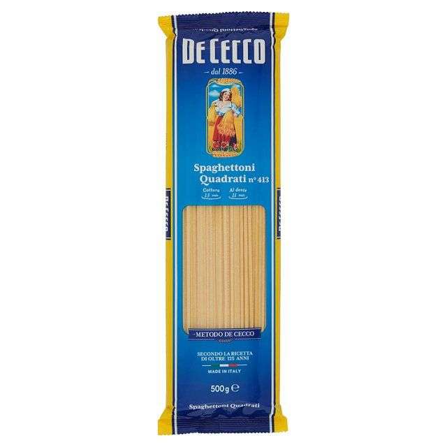 272413 SPAGHETTONI QUADRATI 413 DE CECCO - immagine 1