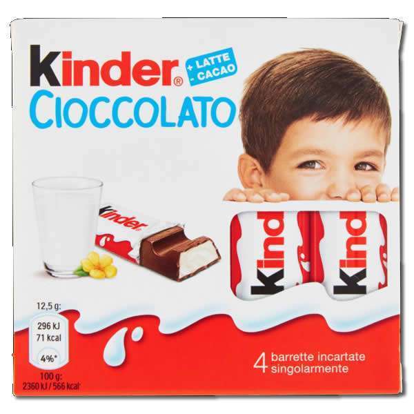 345805 KINDER 4 BARRETTE GR.50 - immagine 1