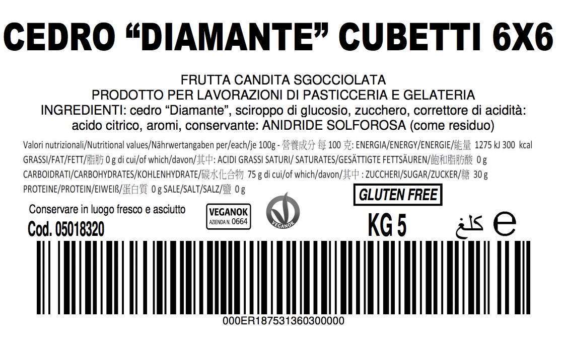366102 CEDRO DIAMANTE CUBETTI - immagine 1