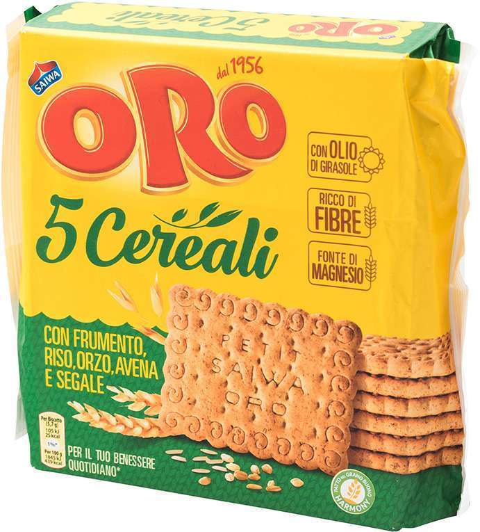 BISCUITS ITA _ ORO SAIWA _ 5 Cereali ORO SAIWA 5 CEREALI GR.400 - immagine 1