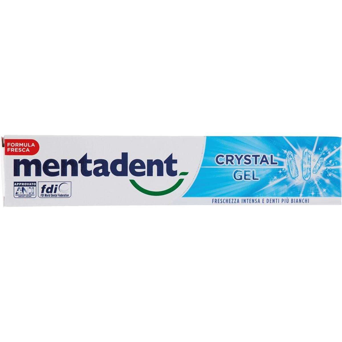 666013 DENT.MENTADENT CRYSTAL GEL 75 ML - immagine 1
