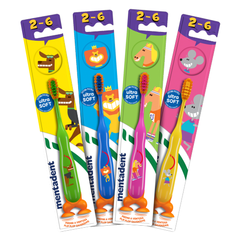 669004 SPAZZOLINI MENTADENT BIMBI - immagine 1