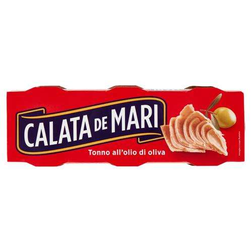 114125 TONNO CALATA MARI OLIO OLIVA 80 TRIS - immagine 1