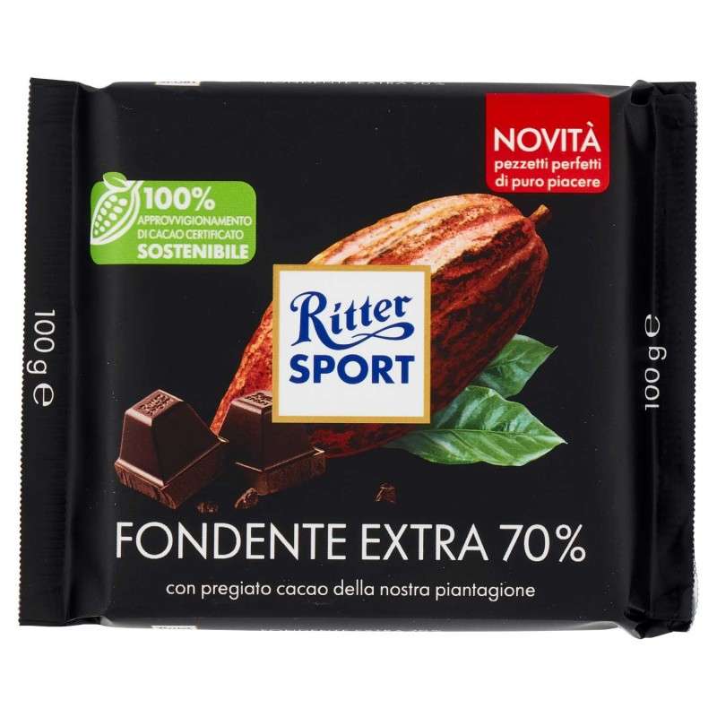 RITTER 100 FONDENTE 70%