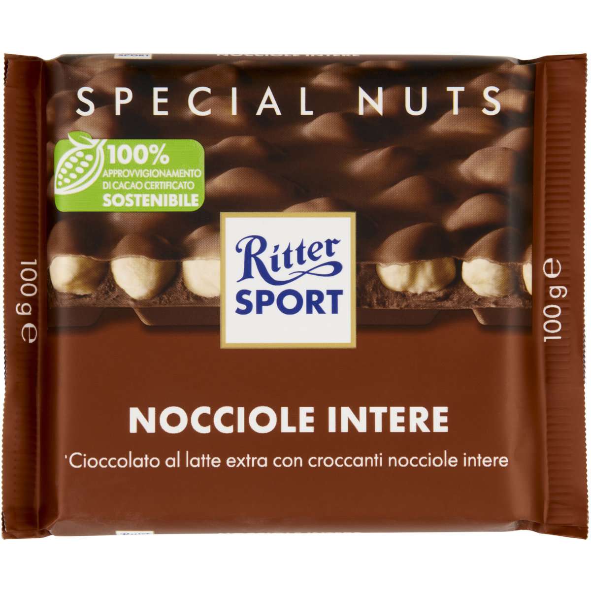 RITTER 100 NOCCIOLATO LATTE