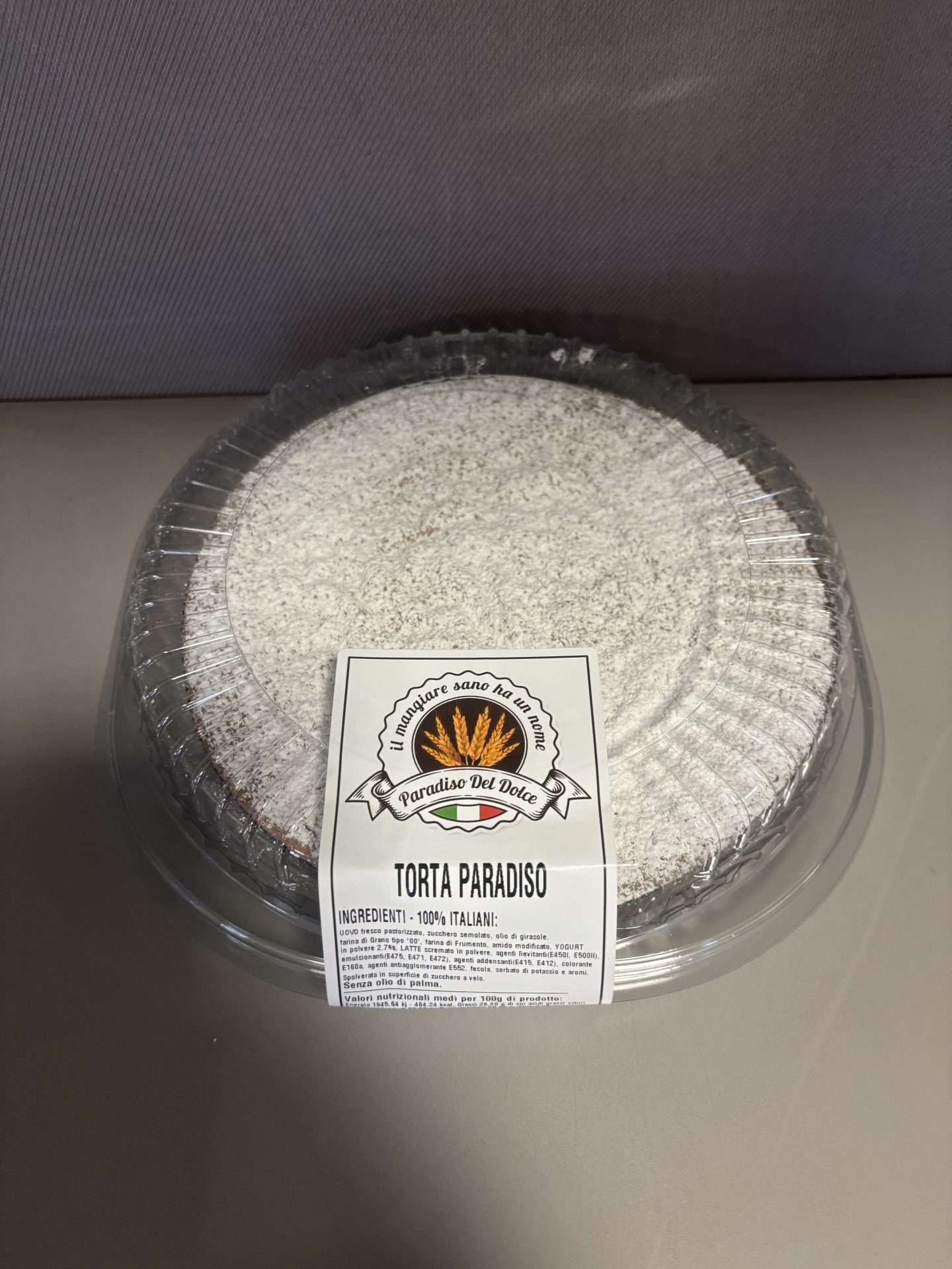 TORTA PARADISO 300 GR. SEVERGNINI